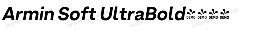 Armin Soft UltraBold字体转换
